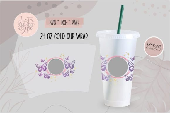 Butterfly for a Starbucks Cup Svg