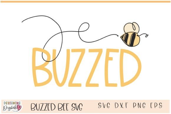 Buzzed Bee Wine Tumbler SVG Design
