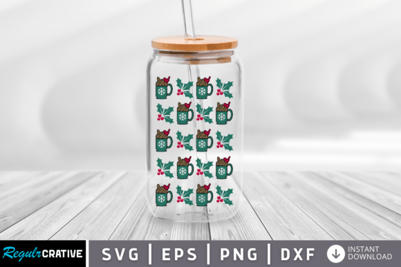 Christmas Cup SVG Design