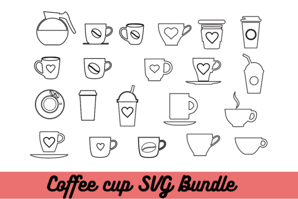 Coffee Cup SVG Vector Design