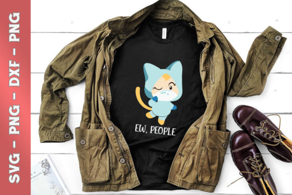 Ew People Black Cat Mask