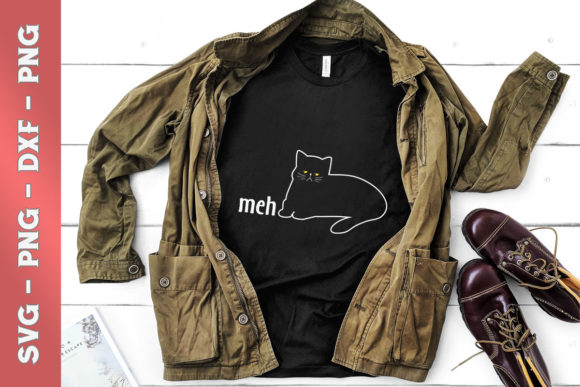 Funny Meh Cat for Cat Lovers