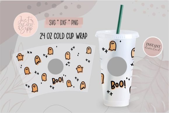 Ghostly Elegance on a Cup