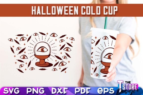 Halloween Cold Cup SVG
