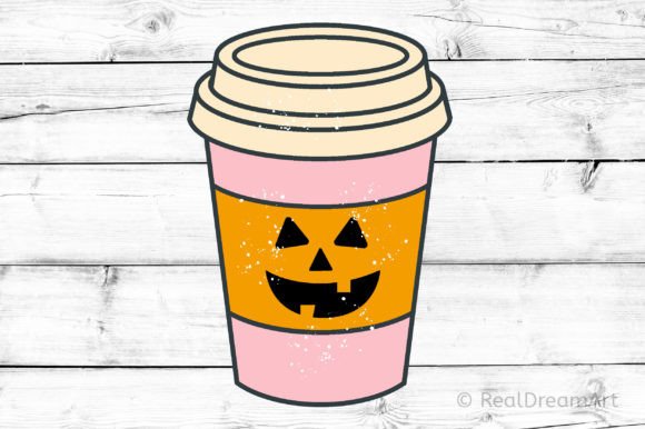 Halloween Pumpkin Cup Svg