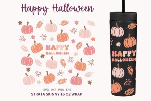 Happy Halloween Strata SVG for Real Projects