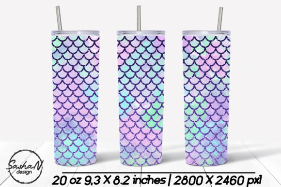 Mermaid Tumbler Wrap Design Review