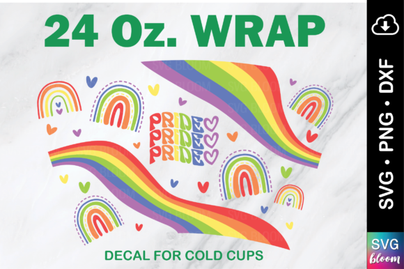 Seamless LGBTQ 24oz Tumbler No Hold