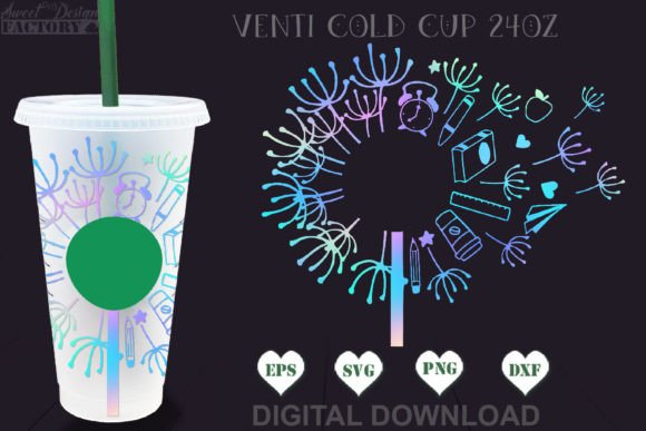 Teacher Wrap Cup SVG
