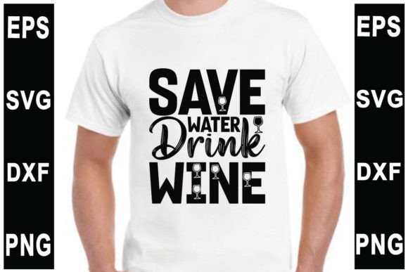 Tumbler Svg Design, Save Water Drink Win
